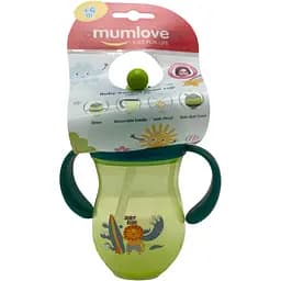 Поїльник Mega Zayka з трубочкою 260 мл MGZ-0312 (Green)