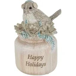 Декоративна баночка для зберігання Lefard Пташка 7х10.5 см (192-281)