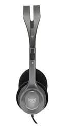 Комп'ютерна гарнітура Logitech H110 Silver (981-000271) - мініатюра 3