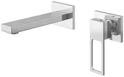 Смеситель для умывальника Kohlman Nexen chrome + BOX скрытого монтажа QW183U Хром