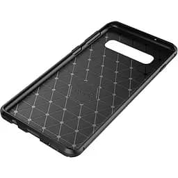 Чохол-накладка Toto TPU Carbon Fiber 1.5 mm Case Samsung Galaxy S10+ Dark Blue - мініатюра 4