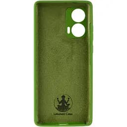 Чохол Silicone Cover Ummi Lakshmi Full Camera (AA) для Motorola Edge 50 Зелений / Dark green - мініатюра 2