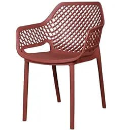 Стілець садовий пластиковий Bica Aria червоний (8003723731505)