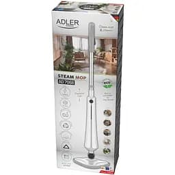 Парова швабра Adler AD 7068 1300Вт/ 350мл/ 23 г/хв/ біла - мініатюра 2