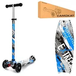 Самокат детский MAXI iTrike JR3-055-2-WP7 с подсветкой