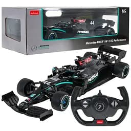 Машинка RASTAR Mercedes-AMG F1 W11 EQ Performance на дистанційному керуванні 1:12 чорний 98400