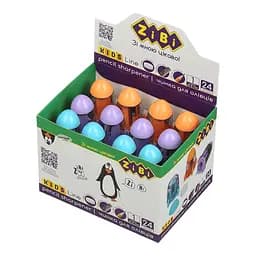 Чинка із ластиком Spaceship, із контейнером, 1 отвір, пластиковий корпус, KIDS Line, 24 шт. (В асортименті)