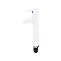 Змішувач для умивальника Plamix RAUL-001-A High White PM0655, Білий - мініатюра 3