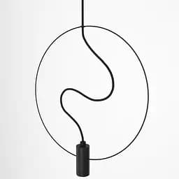 Підвісний стельовий світильник Babich Studio Slim Black (RAL 9005)