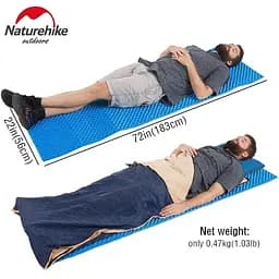 Килимок складний IXPE Naturehike NH19QD008 алюмінієва плівка 185x56х1,8 см жовтий - мініатюра 8