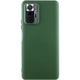 Чохол Ummi Silicone Cover Lakshmi AA для Xiaomi Redmi Note 10 Pro/10 Pro Max Зелений/Dark green