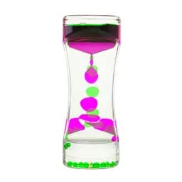 Песочные часы XX-3(Green) зеленые, с гелевой жидкостью, 13,5 см