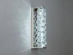 Світильник настінний LED Diasha F3820-120x460, 14W, хром, сучасний стиль, висота 46 см, світловий потік 770 лм, 220V - мініатюра 2