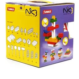 Конструктор детский Юніка NIK-3 128 деталей 71535 