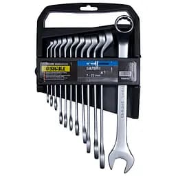 Ключі ріжково-накидні глибокі Sigma 8 шт 8-19 мм CrV satine (TR6010231)