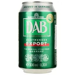 Пиво DAB Dortmunder Export светлое 5% 0.33 л ж/б