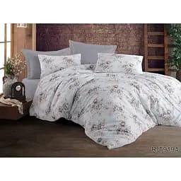 Комплект постельного белья TAG Tekstil с компаньоном Евро 000210831 (R-T9194)