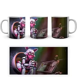 Кухоль GeekLand Five Nights At Freddys П'ять ночей з Фредді Funtime Foxy Сидить FN.02.389 330 мл білий - мініатюра 3
