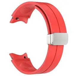 Браслет Cls для Samsung Galaxy Watch 4 - червоний ширина кріплення 20мм силікон Watchbands (W14-6WB20255654) - мініатюра 2