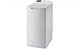 Пральна машина Indesit з вертикальним завантаженням BTWD51052EU, 5кг, 1000, A++, 40см, Дисплей, Білий (BTWD51052EU)
