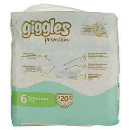 Підгузки Giggles Premium Extra Large 6 (15+ кг) 20 шт. - мініатюра 2