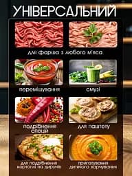 Подрібнювач кухонний Bitek Professional Food Chopper 3 л 2000 Вт - мініатюра 4