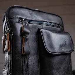Чоловіча шкіряна сумка Vintage 17,5х25х4,5 см sum0012247 - мініатюра 9