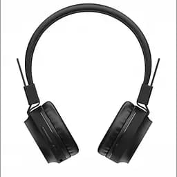 Накладні Bluetooth навушники Hoco W25 Promise, 300 mAh, MicroSD/AUX Чорні - мініатюра 3