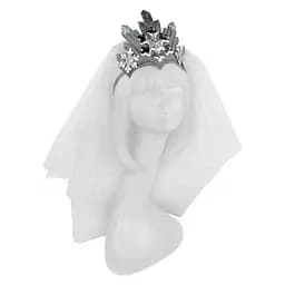 Корона Снежная королева мини с фатой