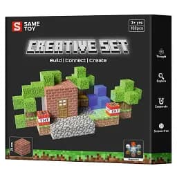Магнитный конструктор Same Toy Creative Set Vault 100 эл. (MCRAFT-4646-SM)