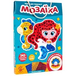 Набор для творчества Vladi Toys Блестящая мозаика. Русалочка VT4511-06 (укр)