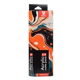 Набор акриловых красок Arteo Waves матовый 12x10 мл