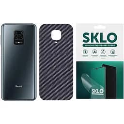 Захисна плівка SKLO Back тил Carbon для Xiaomi Mi A3 CC9e Чорний
