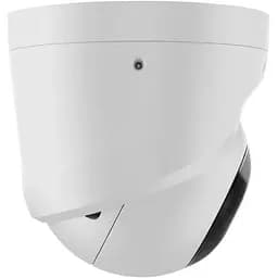 IP-камера Ajax дротова TurretCam, 8мп, 4мм, Poe, True WDR, IP 65, ІЧ 35м, аудіо, кут огляду 75° до 85°, купольна, біла - мініатюра 3