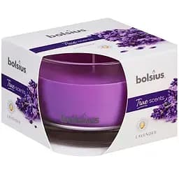 Свічка Bolsius True scents Французька лаванда у склі 9 х 6.3 см фіолетова (170477)