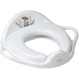 Накладка дитяча антиковзка на сидіння унітазу Tega Baby Wild&Free Little Fox white