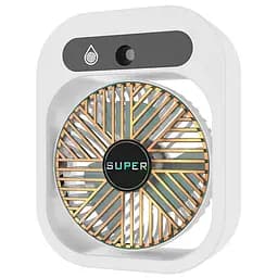 Настольный вентилятор Q8 с водяным охлаждением 1200 mAh White