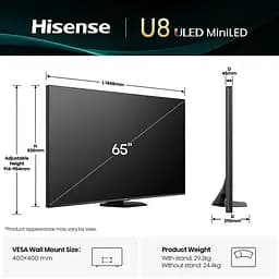 LED-телевізор Hisense 65U8Q - мініатюра 3