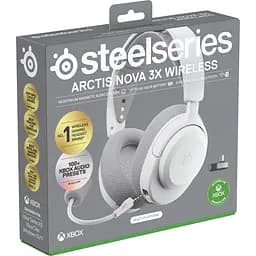 Ігрові навушники SteelSeries Arctis Nova 3X Wireless for Xbox White (61690) [143295] - мініатюра 5