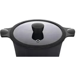 Каструля Ringel Zitrone Black (5.8 л), з кришкою (RG-2108-24/2 BL) - мініатюра 4