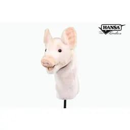 М'яка іграшка-чохол Hansa для гольфу Поросятко (корисний) висота 25 см (8339) - мініатюра 2