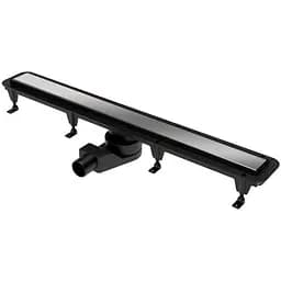 Душовий канал Waterway Stream 90 з решіткою під плитку WSB900001N1 чорний