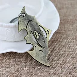 Брелок Бетмен Супермен Batman Superman кінологотип BS10.071 bl - мініатюра 3