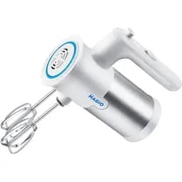 Ручний міксер з режимом турбо Magio MG-230 для дому 5 швидкостей 2 насадки білий 300 Вт