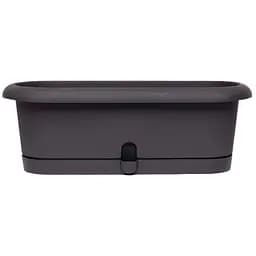 Горшок для кактусов Form-Plastic Лотос-30 2 л антрацит (0180-014)