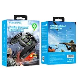 Ігровий тримач смартфону - геймпад BOROFONE BG3 Warrior cooling чорний - мініатюра 7
