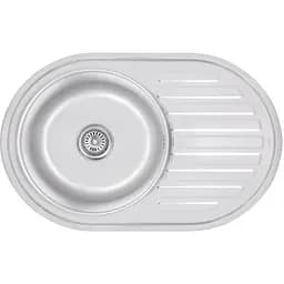 Кухонная мойка Brinex 7750 0,8 мм, врезная BRIN7750SAT08