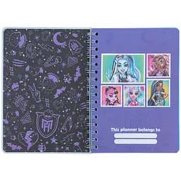 Щоденник шкільний Kite Monster High на спіралі тверда обкладинка (MH25-438) - мініатюра 2
