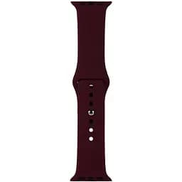 Ремінець Apple Watch Silicone 42/44/45/46/49 mm Maroon (42) (52)
