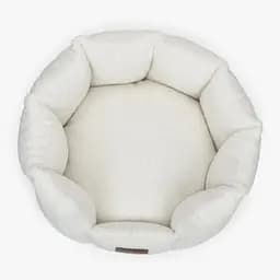 Лежак ортопедичний для собак "Shell Teddy" молочний М (60*80см)